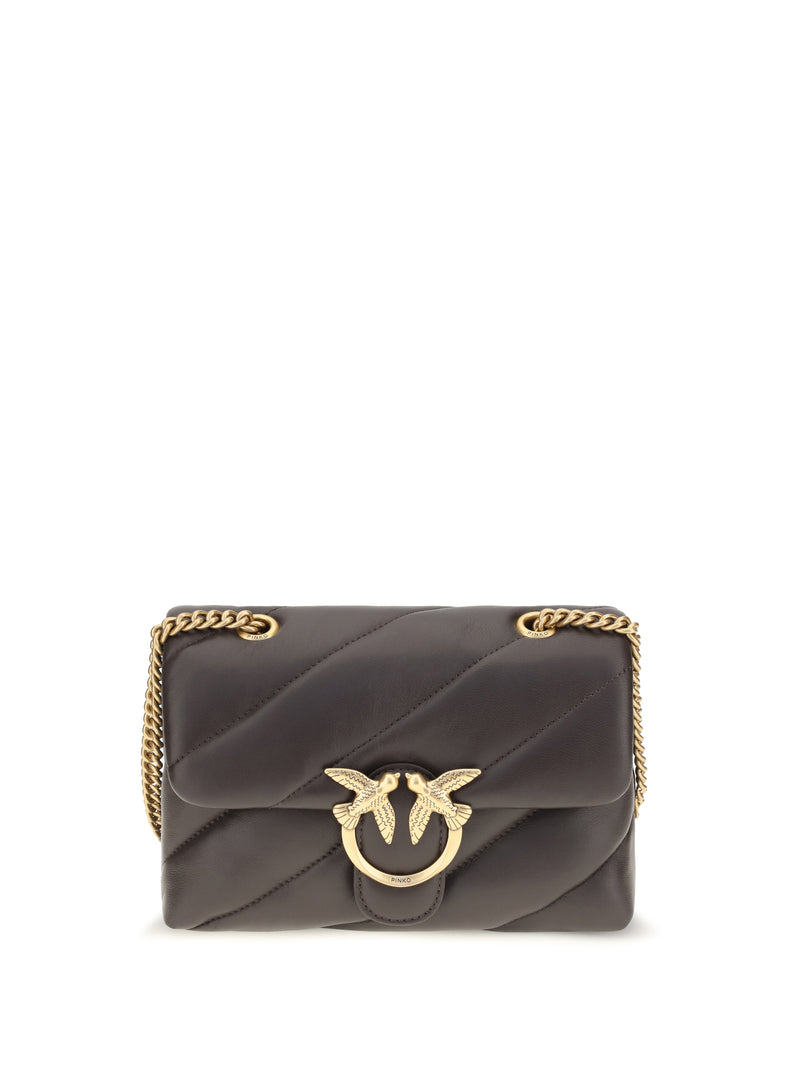 Pinko Pinko Love Mini Puff Shoulder Bag Brown - World Class Fashion