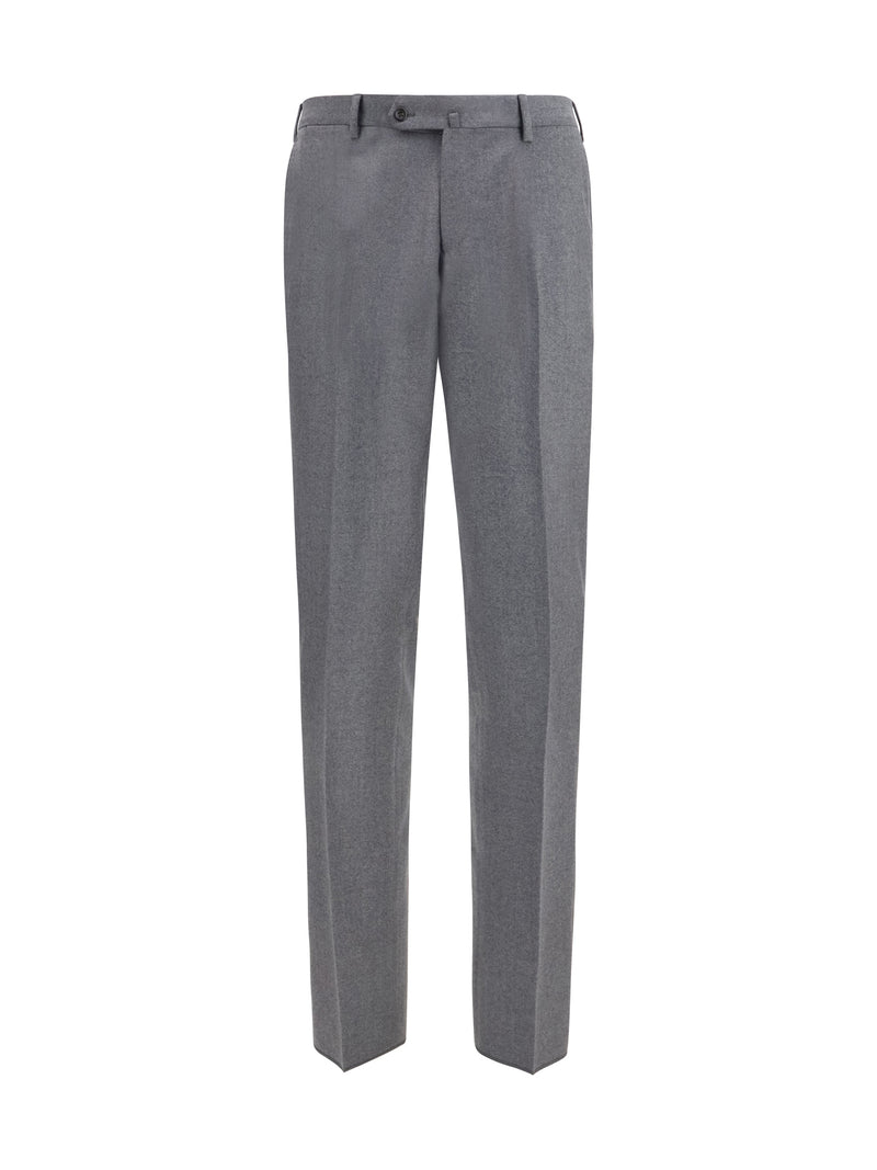 Germano Germano Tailored Virgin Wool Pants Grey Men - World Class Fashion