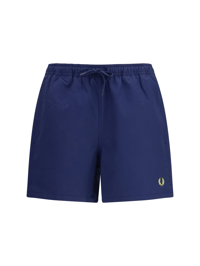 Fred Perry Fred Perry Swim Shorts French Navy Men - World Class Fashion