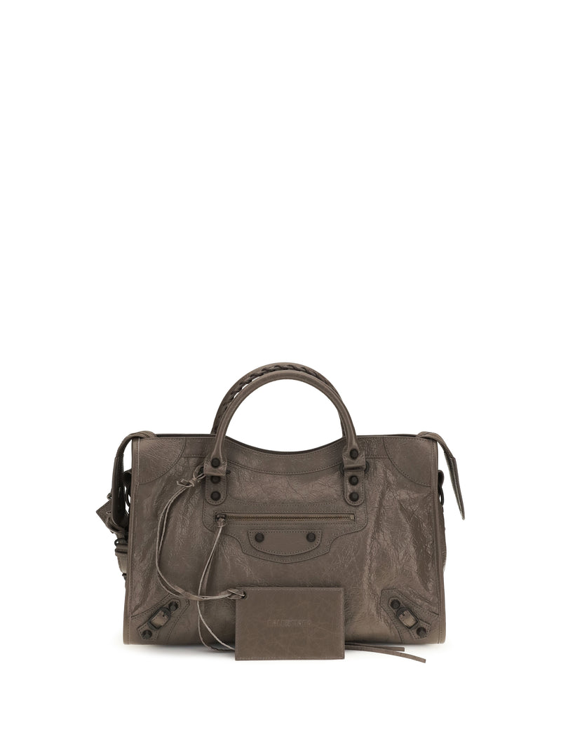 Balenciaga Bolso de mano mediano Balenciaga Le City Dark Noix - World Class Fashion