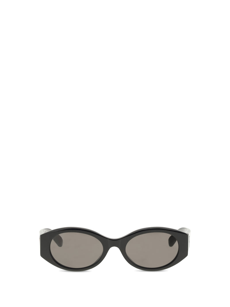 Balenciaga Balenciaga Af Rotondi Nano Sunglasses Black - World Class Fashion