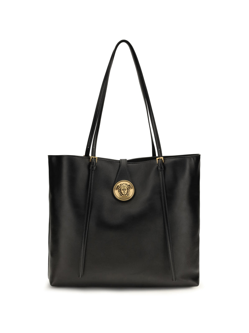 Versace Versace Medusa Tote Bag Black/Gold - World Class Fashion