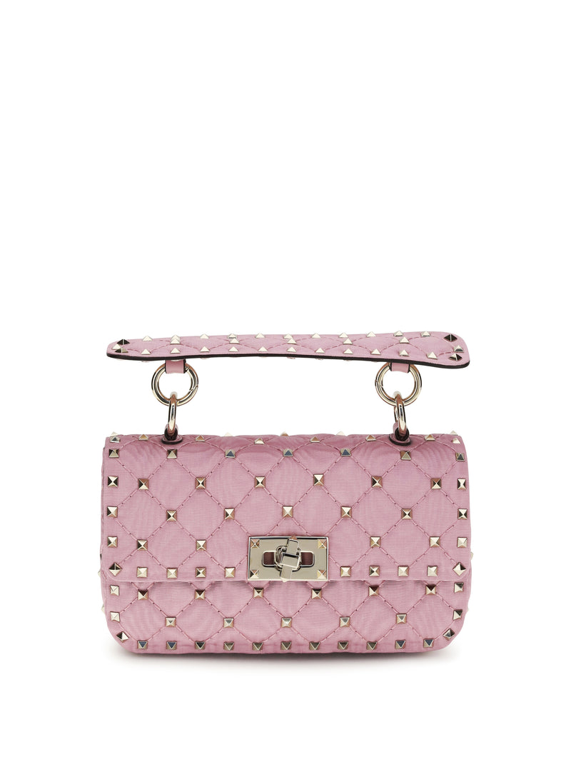 Valentino Garavani Valentino Garavani Rockstud Spike Leather Shoulder Bag QNV - World Class Fashion