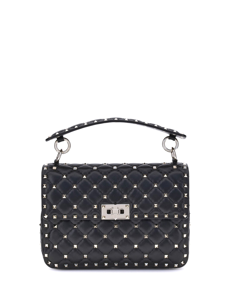 Valentino Garavani Valentino Garavani Rockstud Spike Shoulder Bag Nero - World Class Fashion