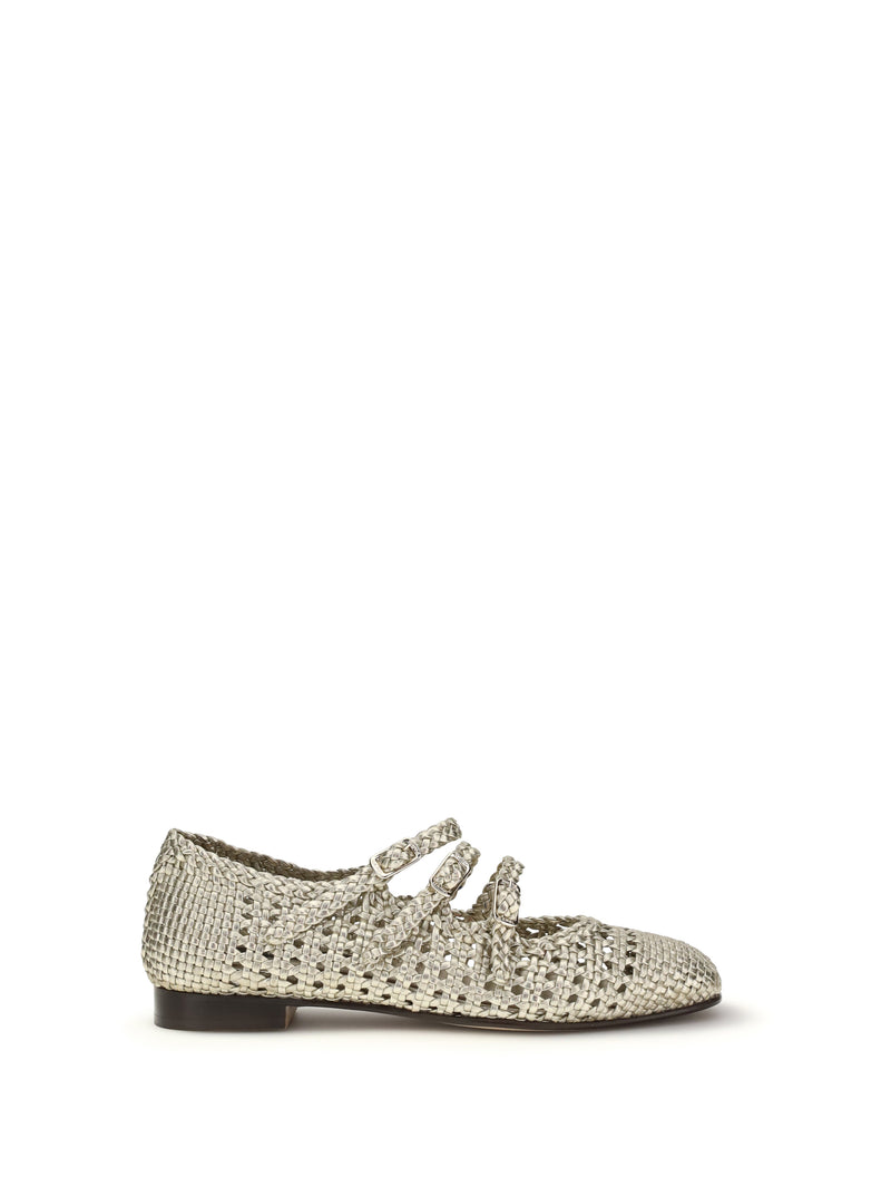 Carel Paris Carel Paris Ariana Ballerinas Platinum - World Class Fashion