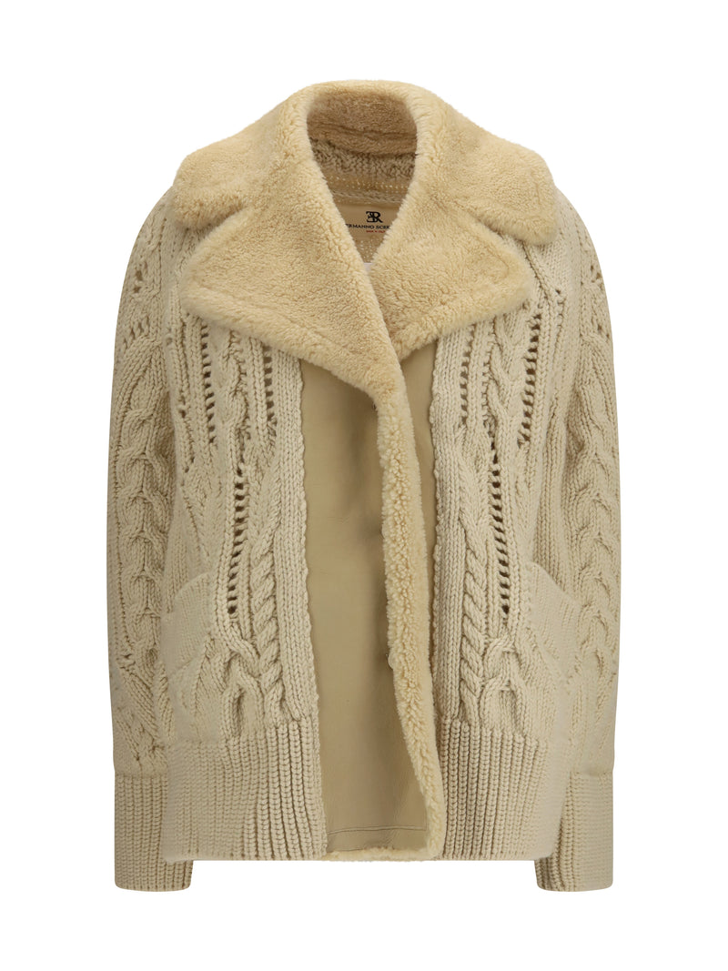 Ermanno Scervino Ermanno Scervino Virgin Wool Sweater Antique White - World Class Fashion