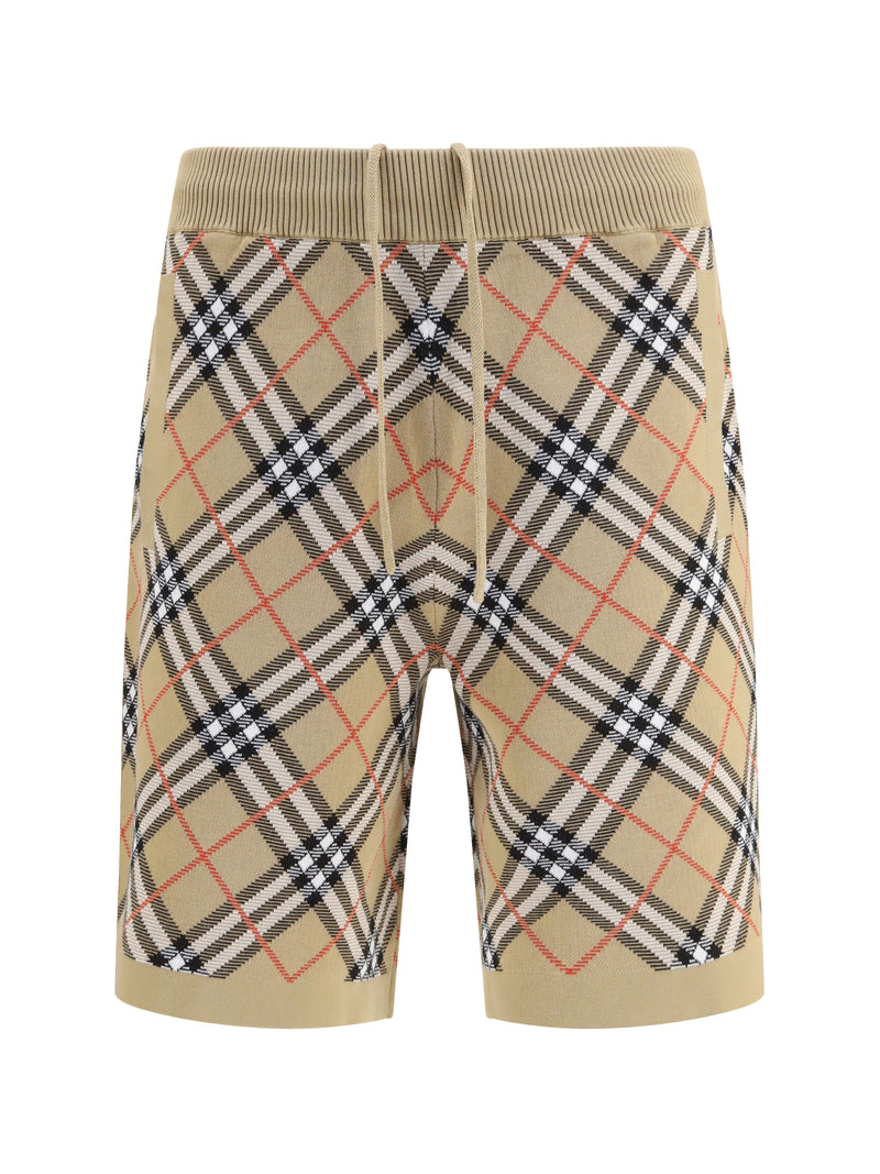 Burberry Burberry Check Cotton Blend Shorts - World Class Fashion
