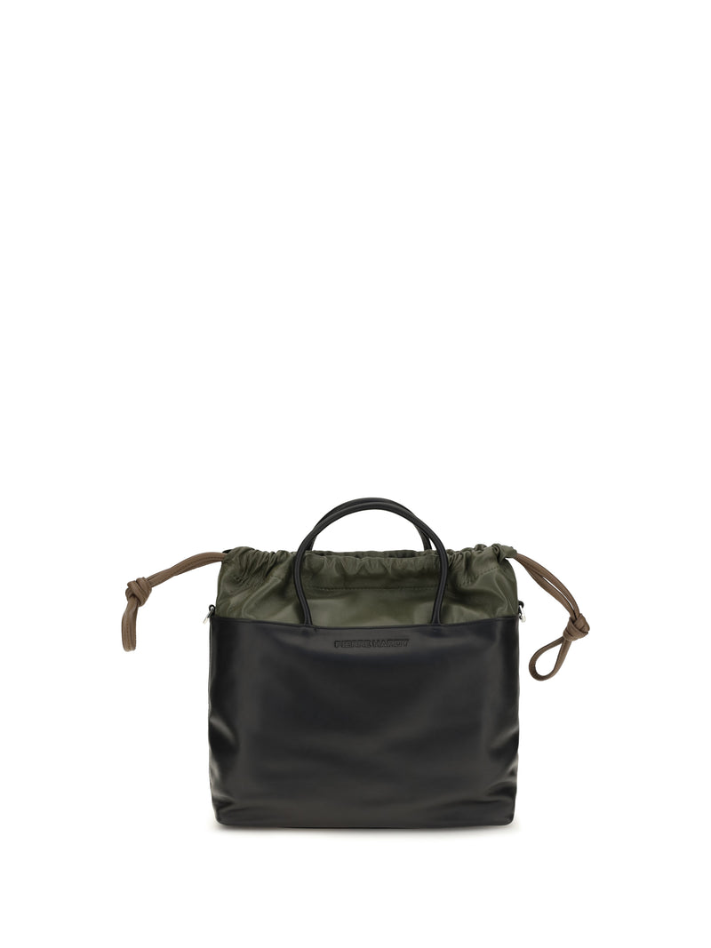 Pierre Hardy Pierre Hardy Twin Drawstring Handbag Black-Kaki-Camel - World Class Fashion
