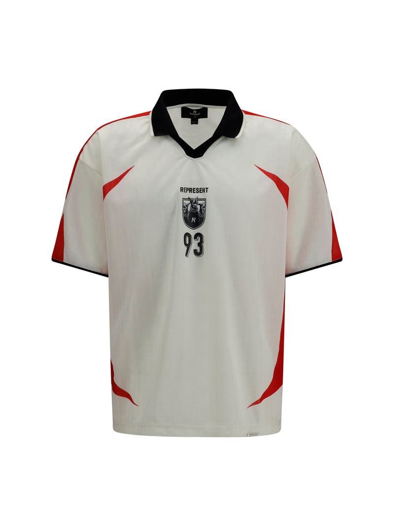 Represent Represent Spike Football T-shirt Flat White - World Class Fashion