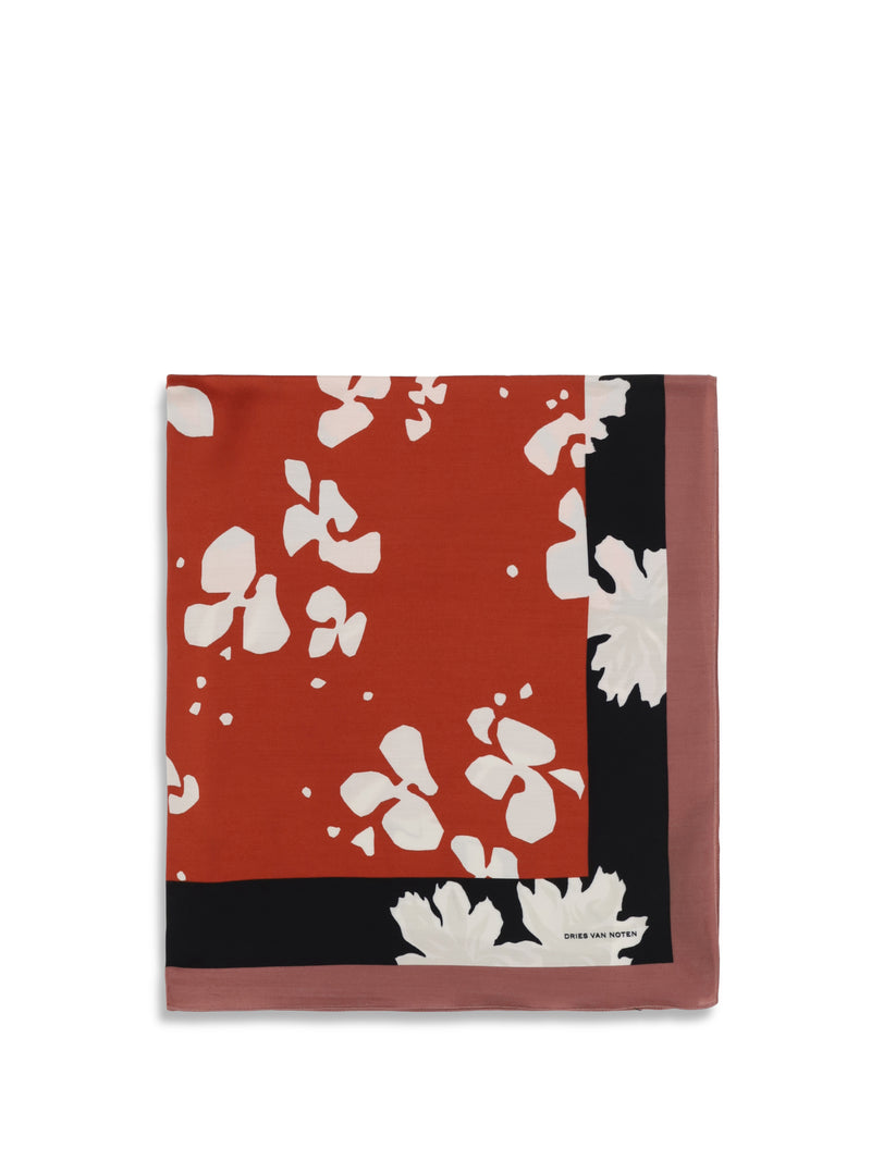 Dries Van Noten Dries Van Noten Printed Viscose Scarf Dessin C - World Class Fashion