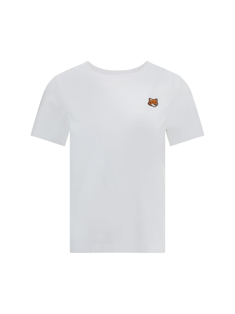 Maison Kitsuné Maison Kitsuné Fox Head Regular T-shirt White - World Class Fashion