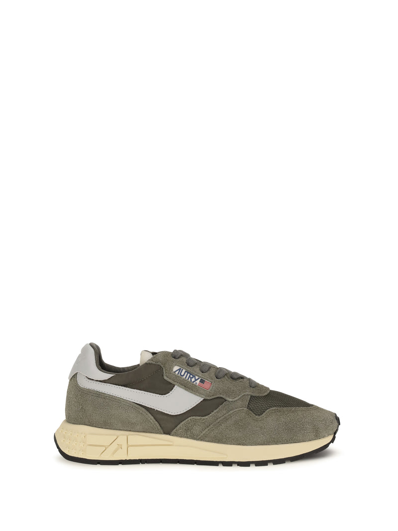Autry Autry Reelwind Low Sneakers Olive/Harbmist Men - World Class Fashion
