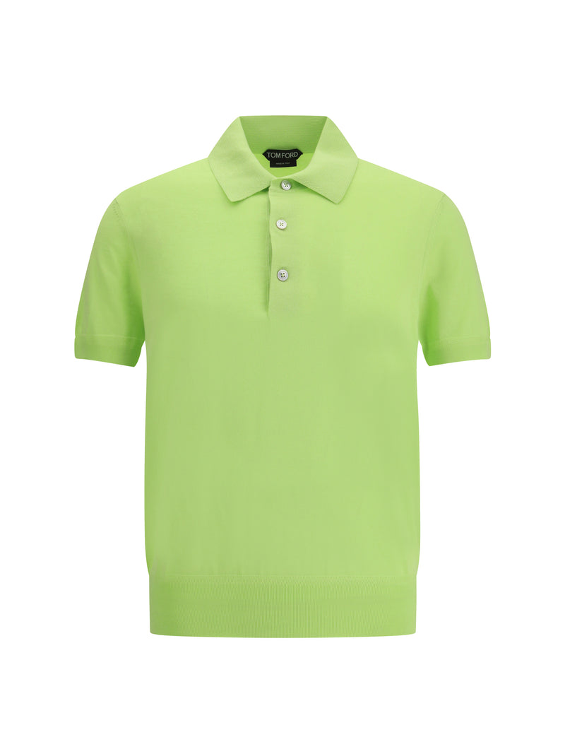 Tom Ford Tom Ford Cotton Polo Wild Lime Men - World Class Fashion