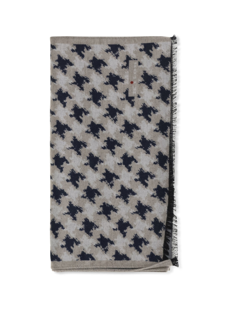 Kiton Kiton Silk Scarf with Fringes Multicolor - World Class Fashion