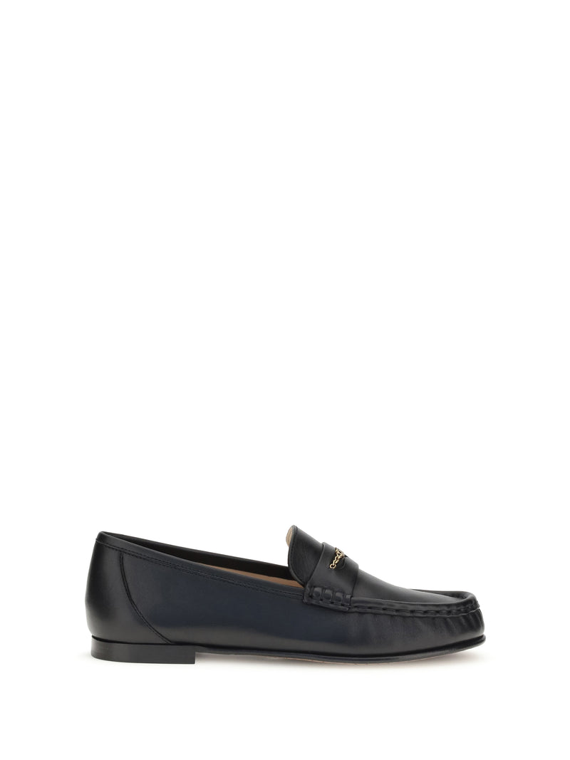 Chloe Chloé Leather Loafers Black Women - World Class Fashion