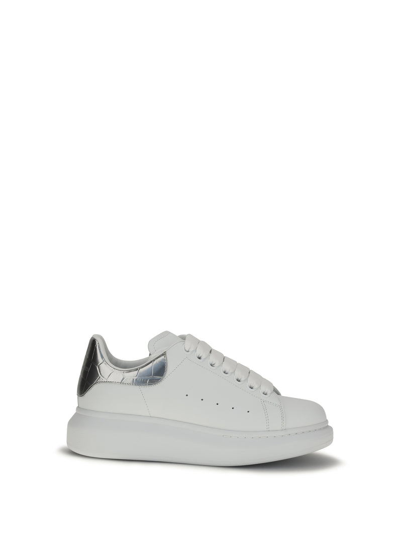 Alexander McQueen Alexander McQueen Leather Sneakers White Women - World Class Fashion