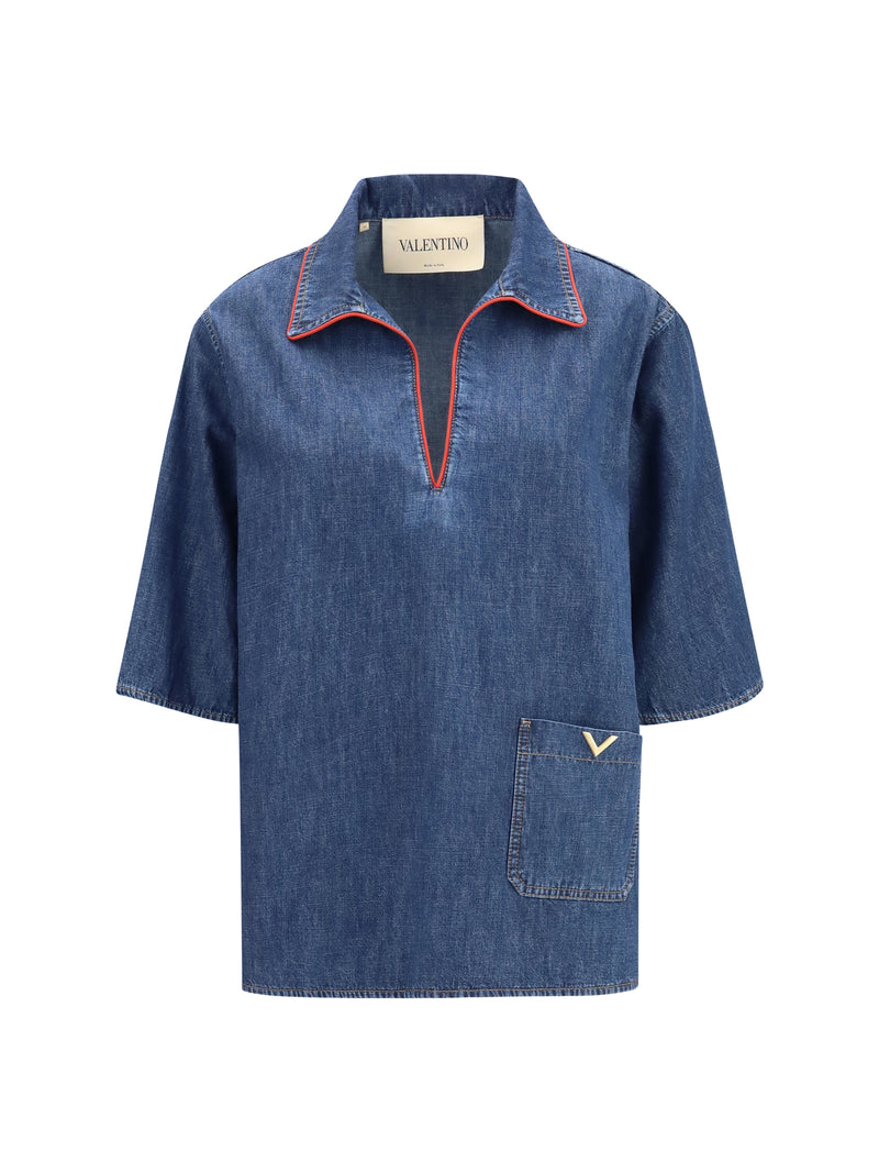 Valentino Valentino Denim Shirt - World Class Fashion