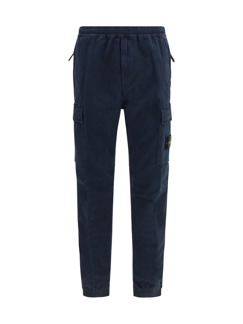 Stone Island Stone Island Cargo Pants Navy Blue Men - World Class Fashion