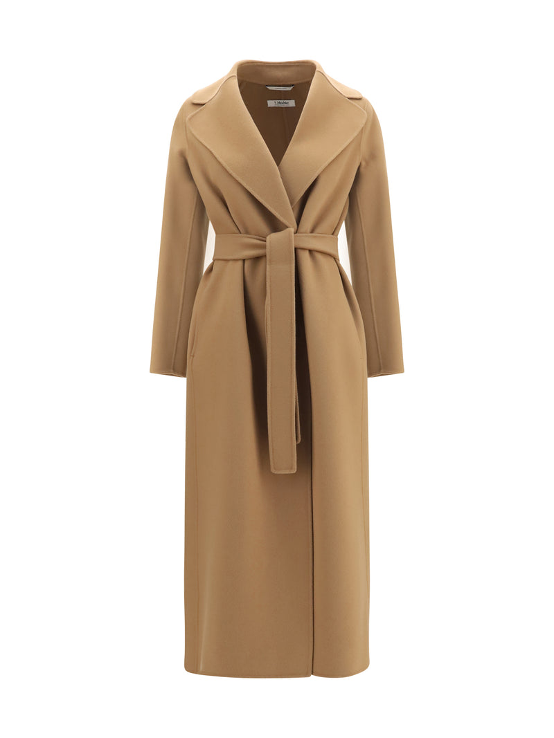 'S Max Mara 'S Maxmara Maris Coat Winter Camel Melange - World Class Fashion