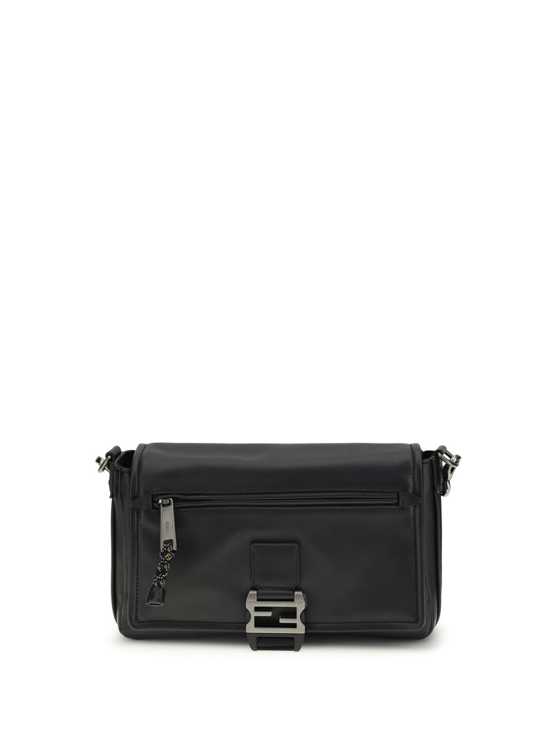 Fendi Fendi Flux Messenger Shoulder Bag Black Men - World Class Fashion