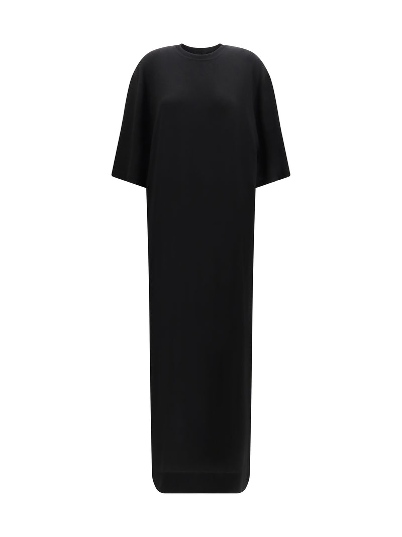 Toteme Vestido camiseta de lana Toteme negro - World Class Fashion