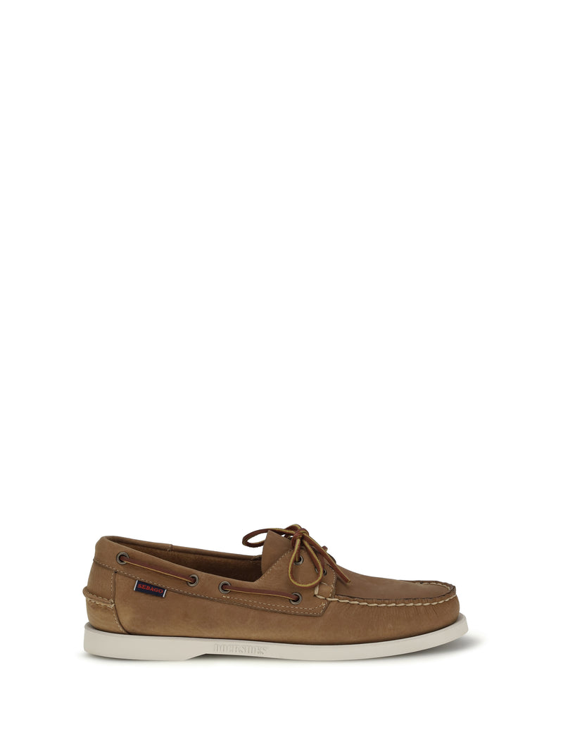 Sebago Sebago Docksides Portland Crazy H Loafers Brown-Tan - World Class Fashion