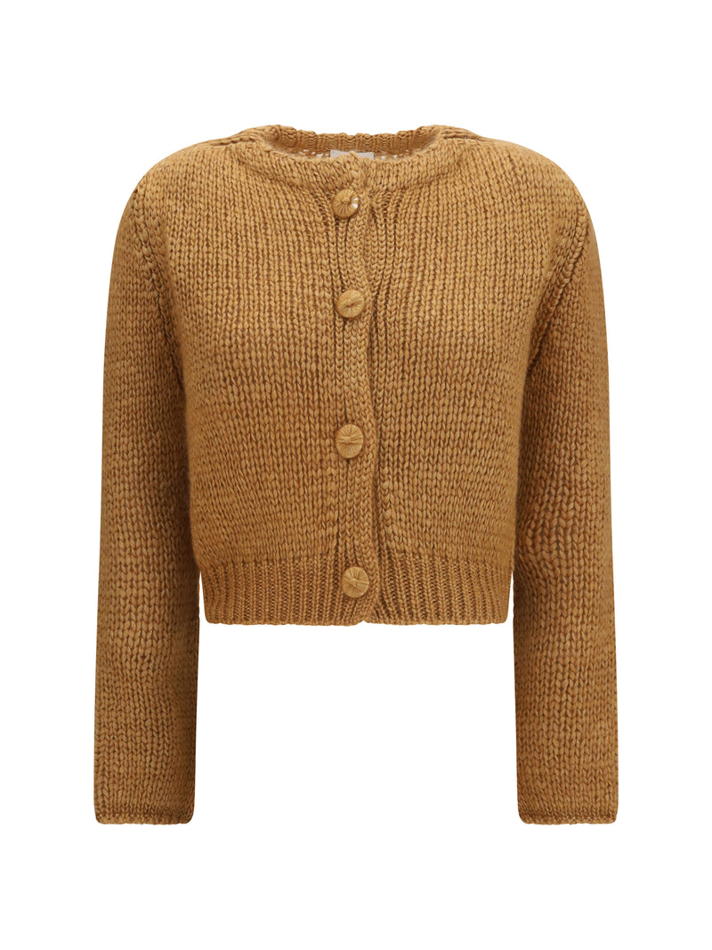 Forte_forte Forte_forte Chunky Knit Cardigan With Buttons - World Class Fashion