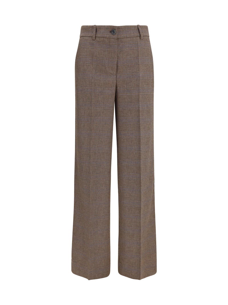 P.a.r.o.s.h. P.a.r.o.s.h. Powo Palazzo Pants Brown Women - World Class Fashion