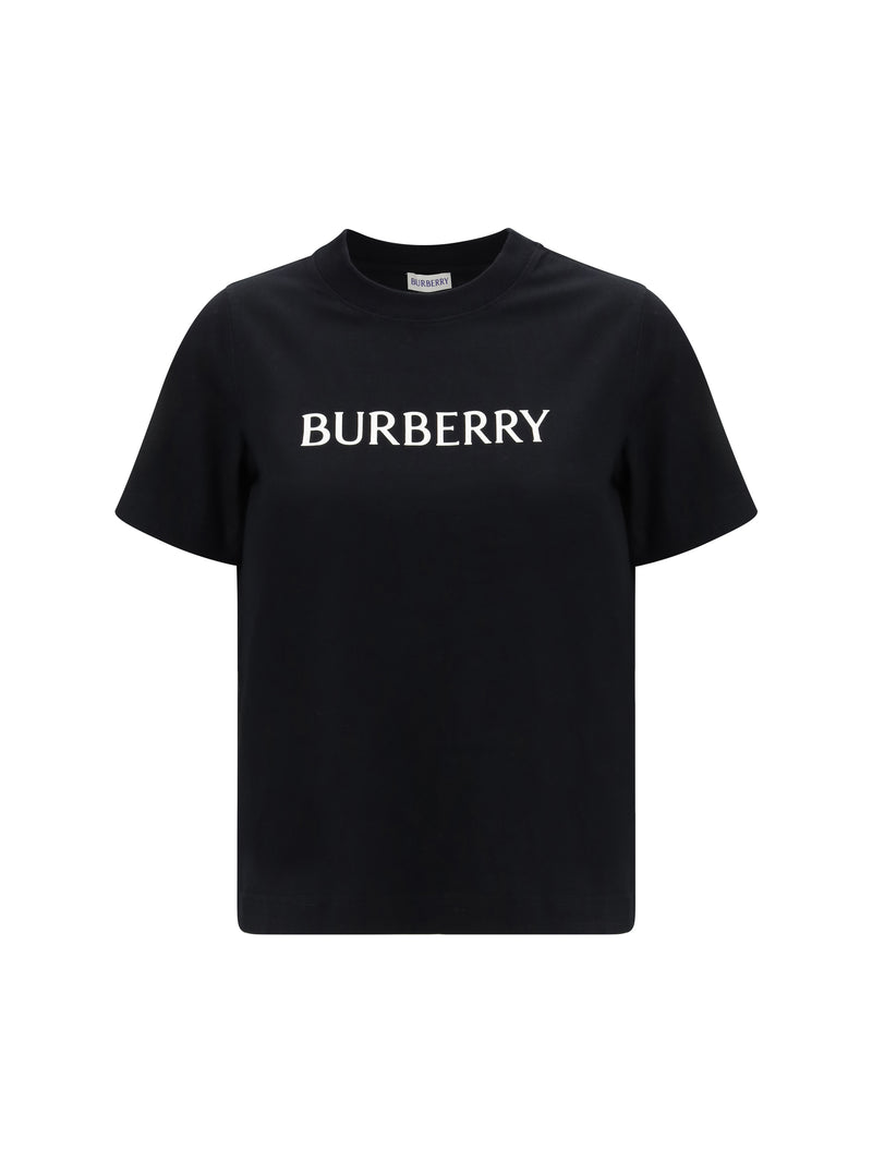 Burberry Burberry Cotton Logo T-shirt Black Women - World Class Fashion