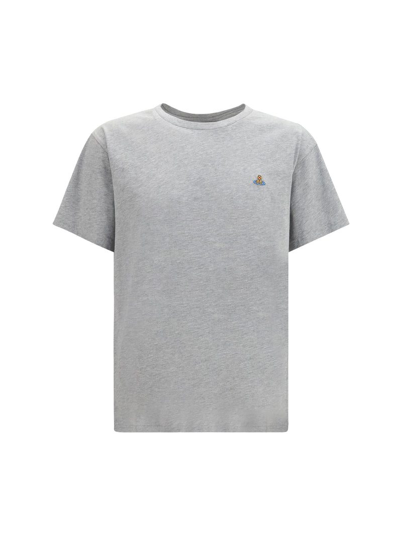 Vivienne Westwood Vivienne Westwood Classic Orb T-shirt Grey Melange - World Class Fashion