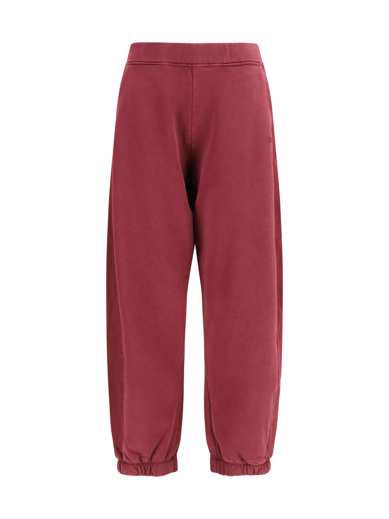 Off-white Off-white Off Stamp Balloon Sweatpants Fade Out Hawthorn Rose - World Class Fashion