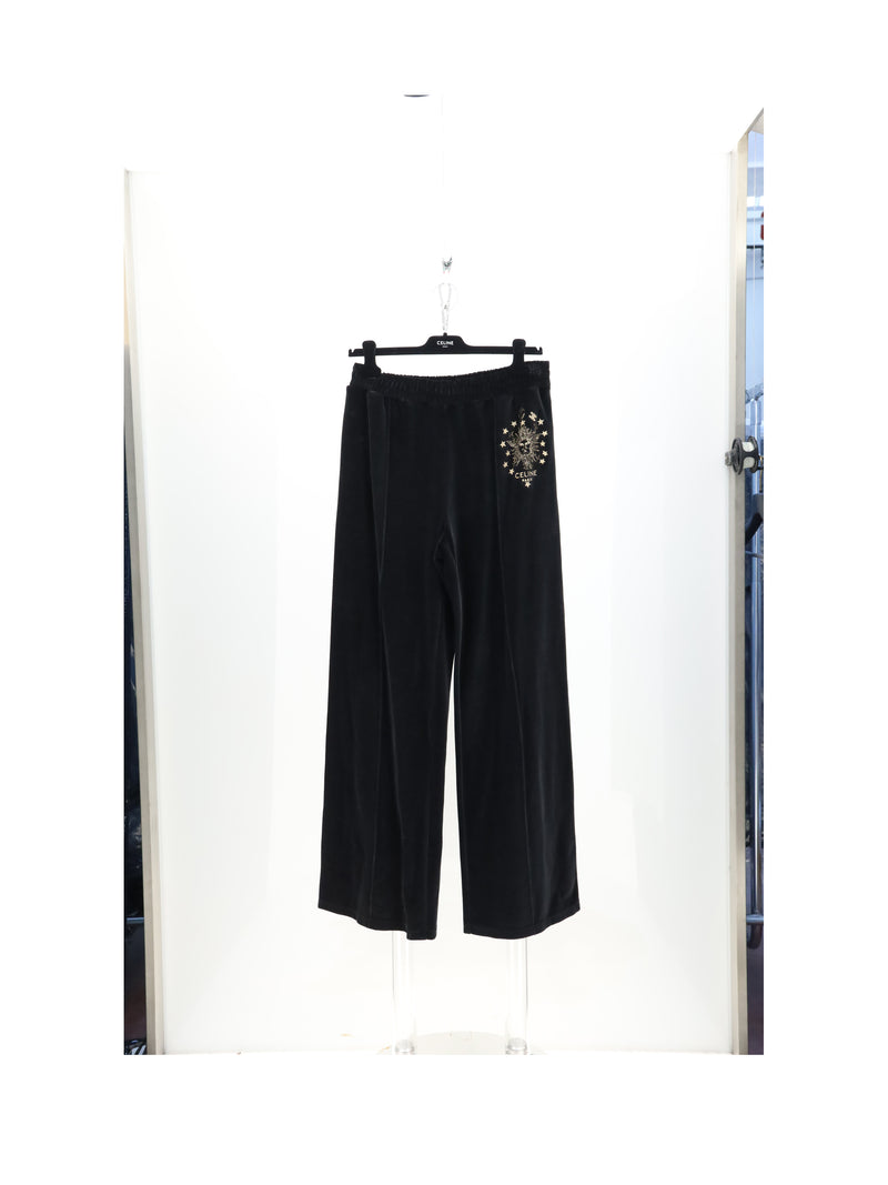 Celine Celine Tracksuit Trousers Black/Gold Men - World Class Fashion