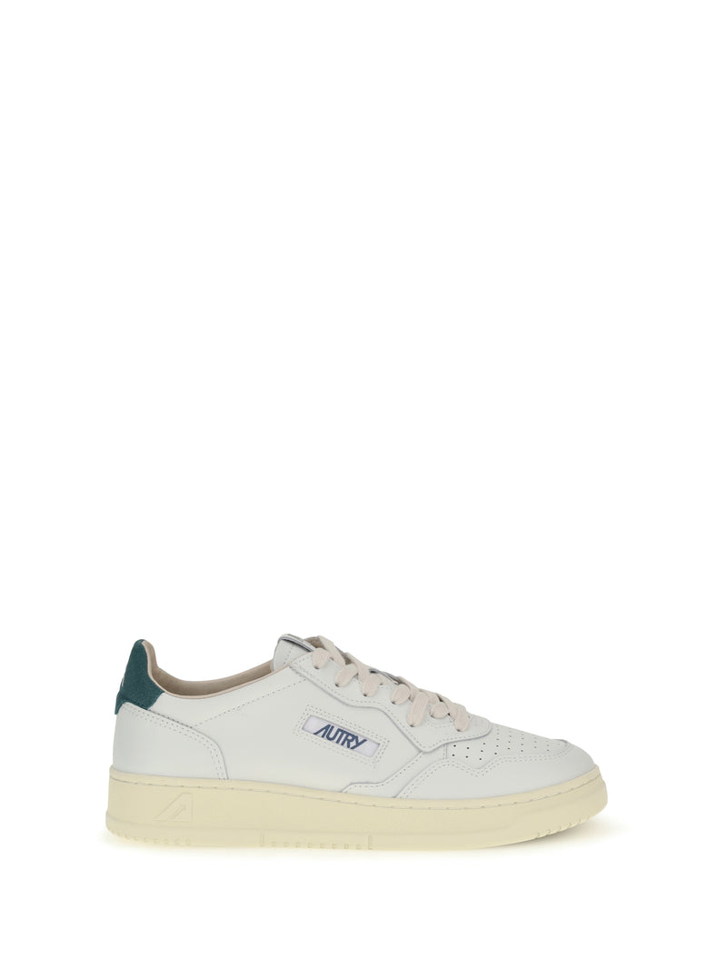 Autry Autry Medalist Low Sneakers White/Dark Sea - World Class Fashion