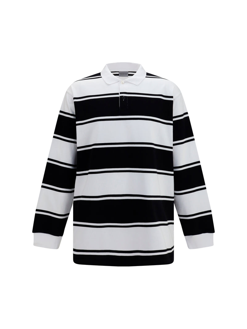 Balenciaga Balenciaga Striped Long-sleeve Polo - World Class Fashion