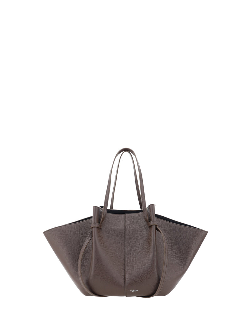 Yuzefi Yuzefi Large Mochi Shoulder Bag Espresso - World Class Fashion