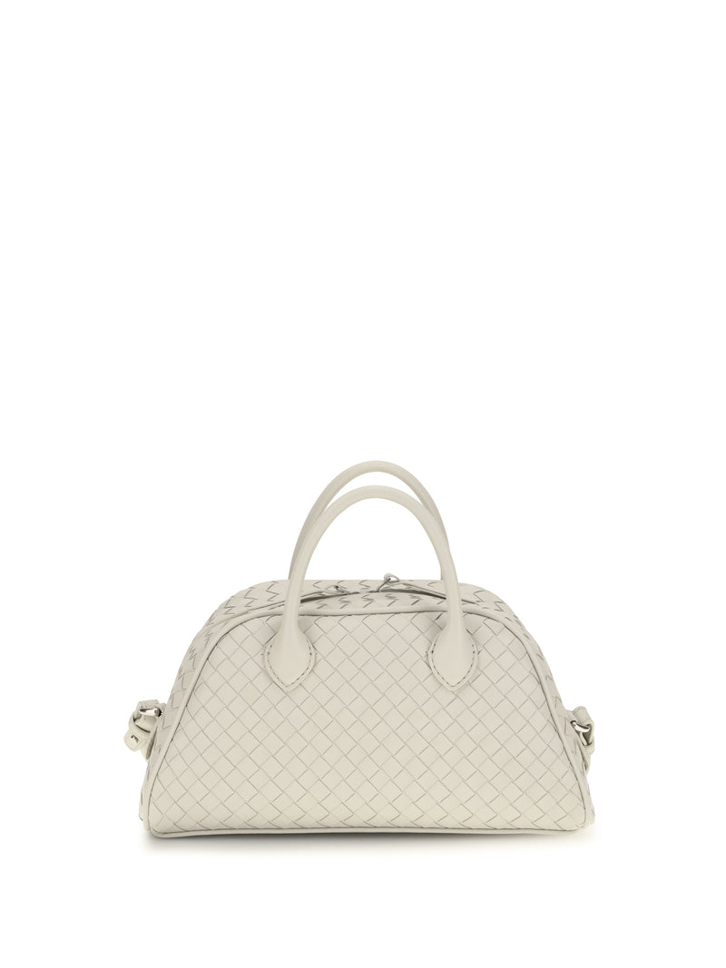 Bottega Veneta Bottega Veneta Intrecciato Leather Shoulder Bag Silica Grey - World Class Fashion