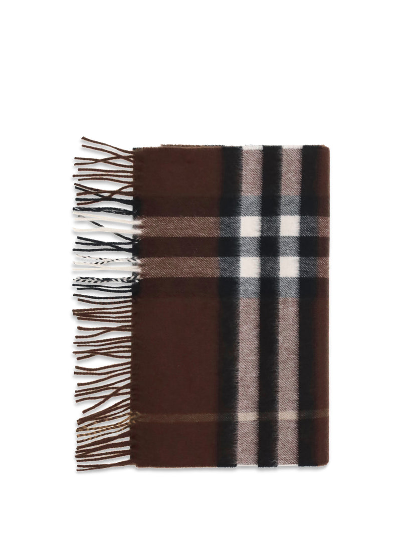 Burberry Burberry Cashmere Archive Check Scarf Treacle Brown - World Class Fashion