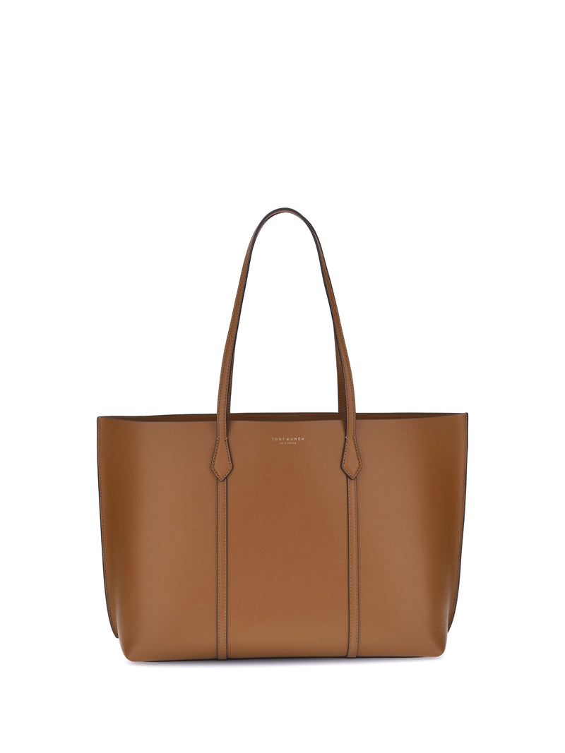 Tory Burch Bolso tote Perry de Tory Burch en color marrón otoñal - World Class Fashion