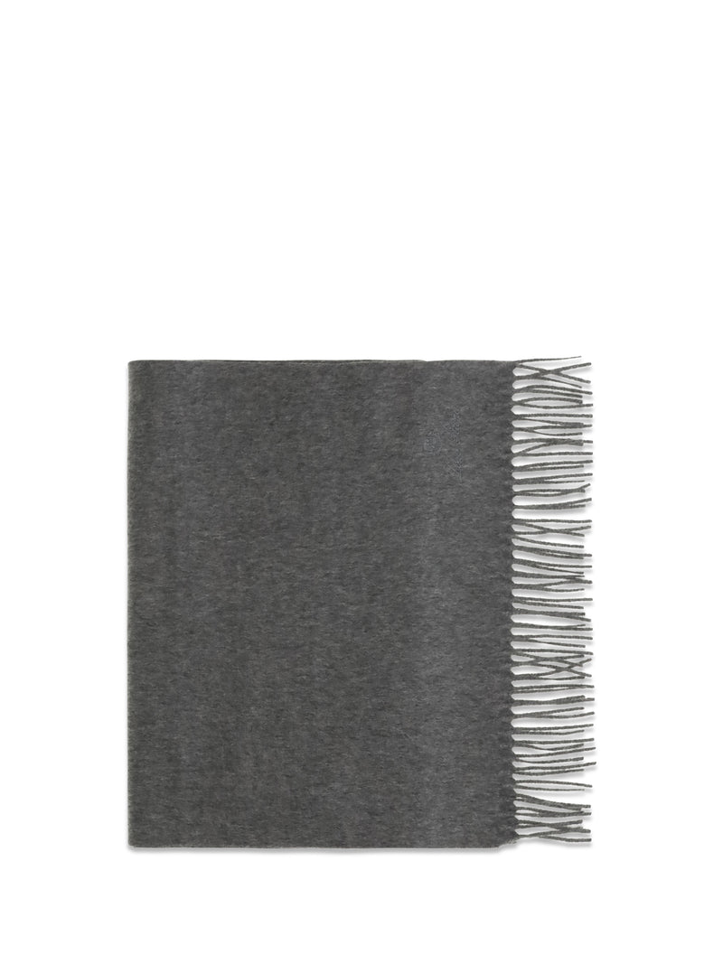 Loro Piana Loro Piana Cashmere Scarf Grey Melange - World Class Fashion