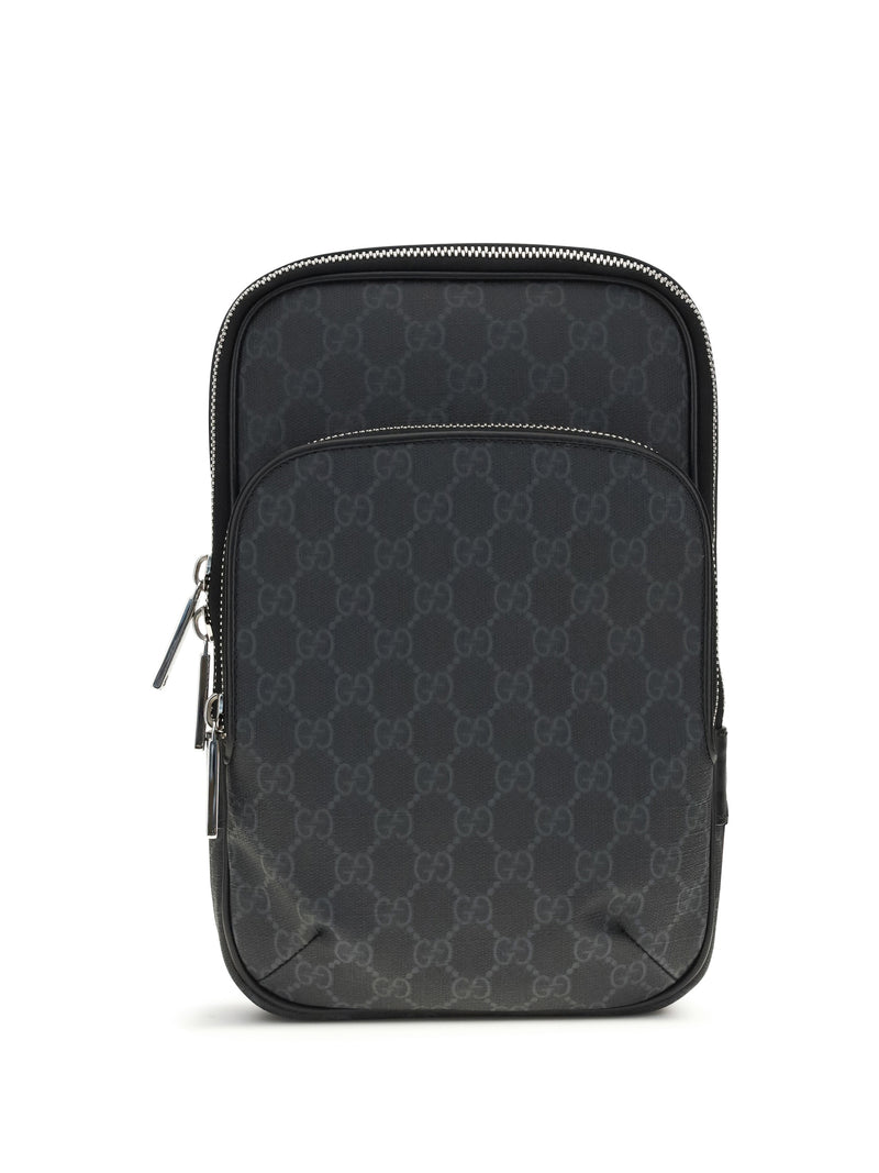 Gucci Gucci GG Supreme Shoulder Bag Black - World Class Fashion
