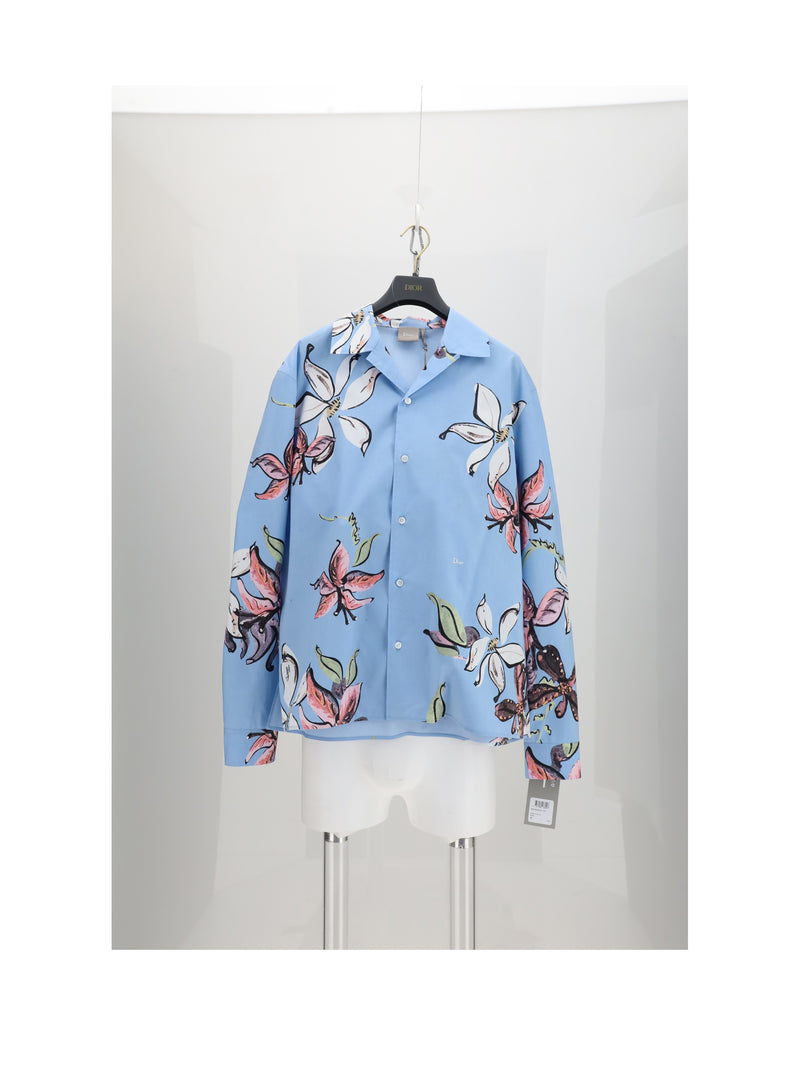 Dior Homme Dior Homme Dior Riviera Blue Shirt Men - World Class Fashion