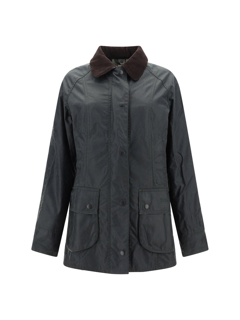 Barbour Barbour Breadnell Waxed Jacket Sage Women - World Class Fashion