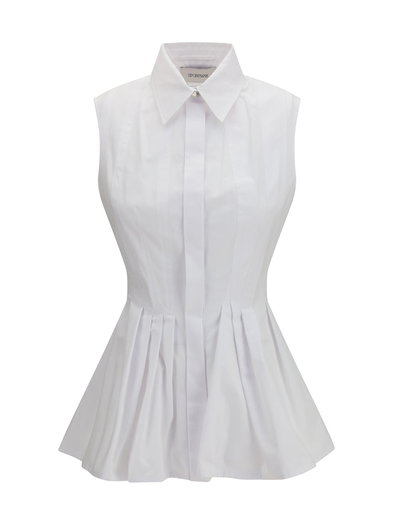 Max Mara Sportmax Max Mara Sportmax Certosa Shirt White - World Class Fashion