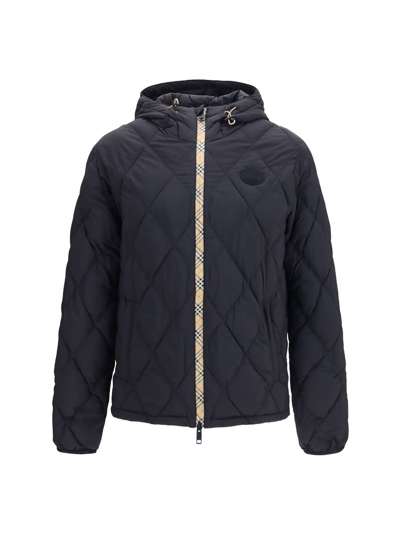 Burberry Burberry Doversgreen Nylon Down Jacket Black - World Class Fashion