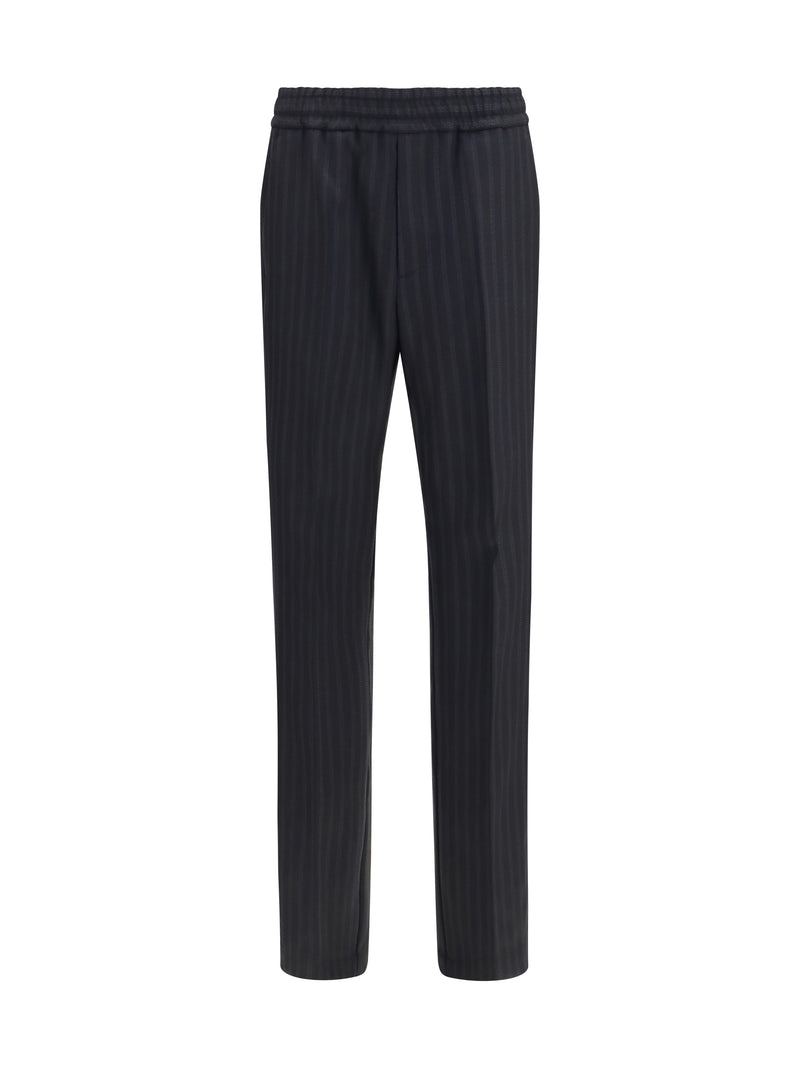 Versace Versace Greek Monogram Pants Black Men - World Class Fashion