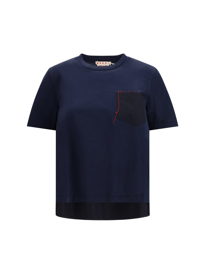 Marni Marni Embroidered Logo T-shirt - World Class Fashion