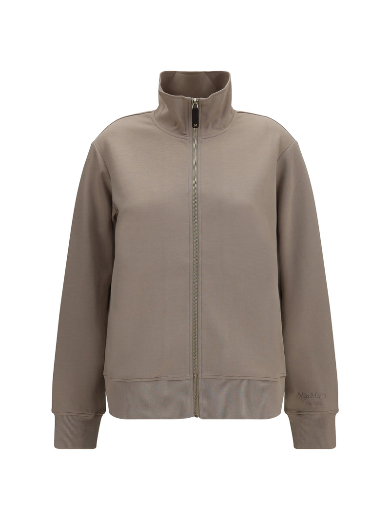 'S Max Mara 'S Maxmara Carezza Cotton-blend Sweatshirt Beige - World Class Fashion