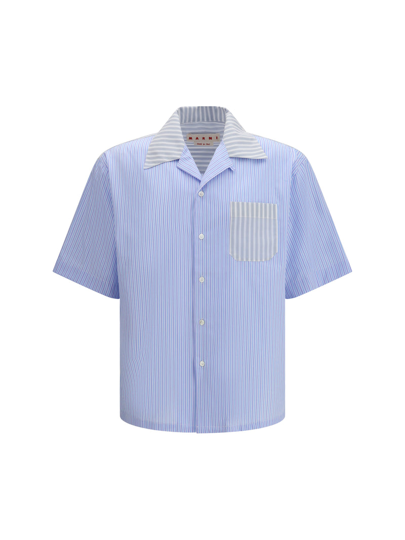 Marni Marni Striped-pattern Shirt Opal Men - World Class Fashion