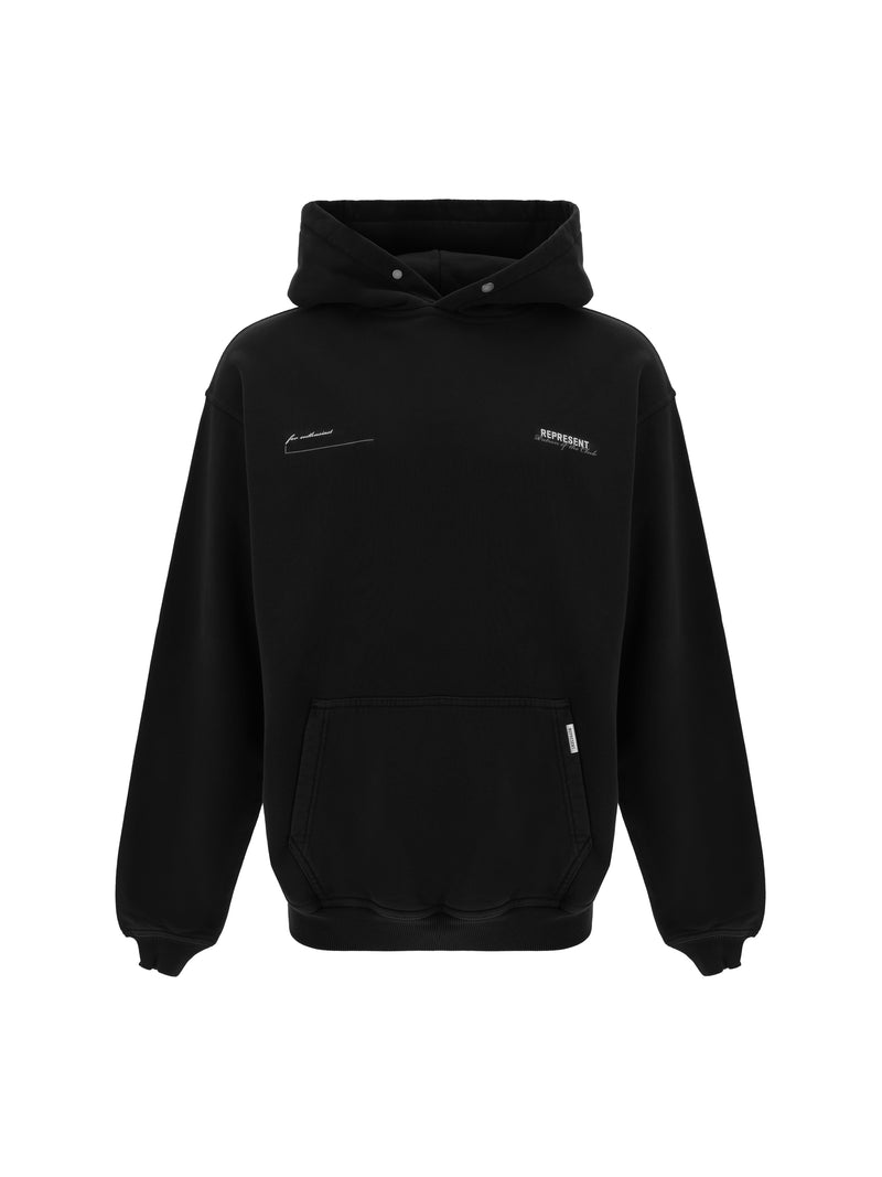 Represent Represent Cotton Hoodie Black Men - World Class Fashion