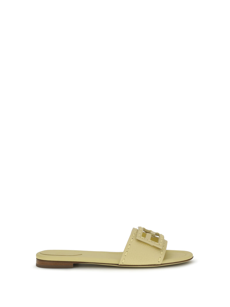 Fendi Fendi Baguette Sandals Light Sorbetto - World Class Fashion